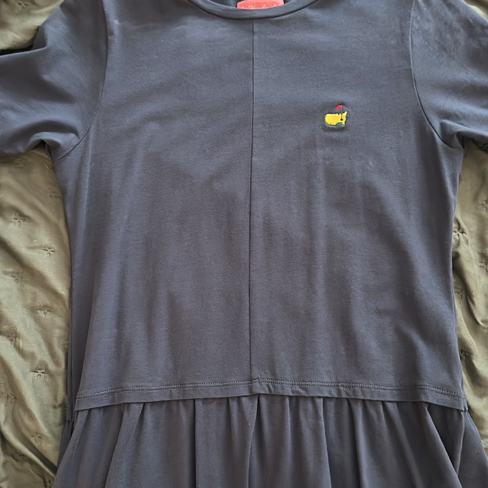 Masters Navy Peplum top